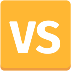 Quadrat mit „VS“ Emoji Mozilla