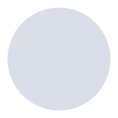 Белый круг Эмодзи в браузере Mozilla