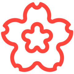 Flor branca Emoji Mozilla