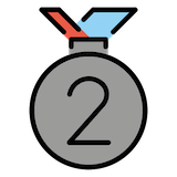 2nd-place-medal Emoji openmoji