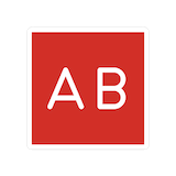 ab-button-blood-type Emoji openmoji