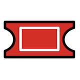admission-tickets Emoji openmoji