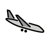 airplane-arrival Emoji openmoji