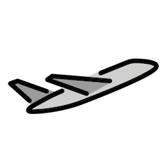 Airplane Departure Emoji in Openmoji