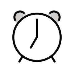 ⏰ Alarm Clock Emoji in Openmoji