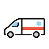 ambulance Emoji openmoji