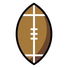 American Football Emoji Openmoji