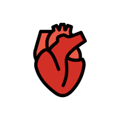 🫀 Anatomical Heart Emoji in Openmoji