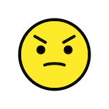 angry-face Emoji openmoji