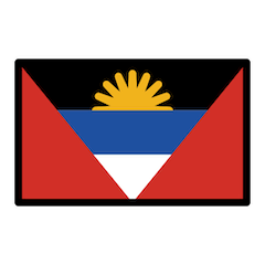 Bandeira de Antígua e Barbuda Emoji Openmoji