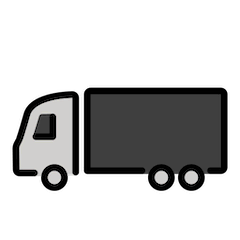 🚛 Articulated Lorry Emoji in Openmoji
