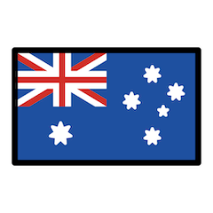 Flagge von Australien Emoji Openmoji
