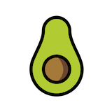 avocado Emoji openmoji