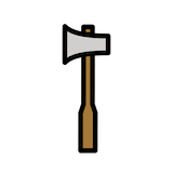 axe Emoji openmoji