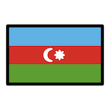 azerbaijan Emoji openmoji