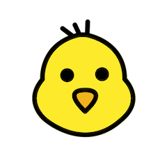 Baby Chick Emoji in Openmoji