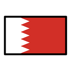 Флаг Бахрейна Эмодзи в Openmoji