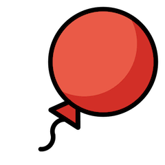 Balão Emoji Openmoji