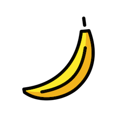 Banana Emoji in Openmoji
