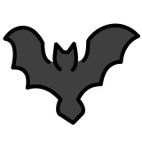 bat Emoji openmoji