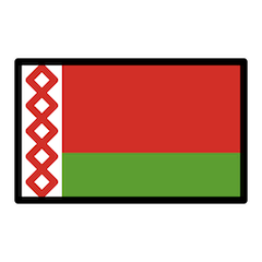 🇧🇾 Bandera de Bielorrusia Emoji en Openmoji