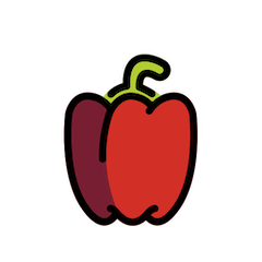 Bell Pepper Emoji in Openmoji