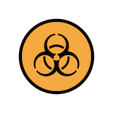 biohazard Emoji openmoji