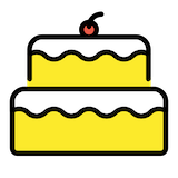 birthday-cake Emoji openmoji