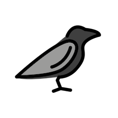 Uccello Nero on Openmoji