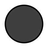 black-circle Emoji openmoji