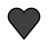 black-heart Emoji openmoji