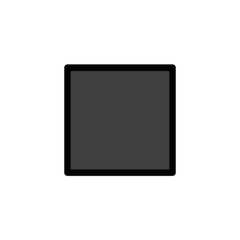 ◾ Black Medium-Small Square Emoji in Openmoji