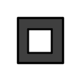 black-square-button Emoji openmoji