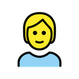 blond-haired-person Emoji openmoji
