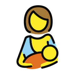 Breast-Feeding Emoji in Openmoji