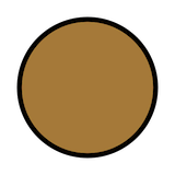 brown-circle Emoji openmoji