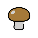 brown-mushroom Emoji openmoji