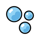 bubbles Emoji openmoji