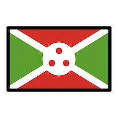 🇧🇮 Flag: Burundi Emoji in Openmoji