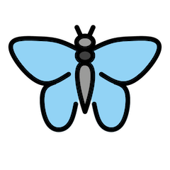 Farfalla Emoji Openmoji