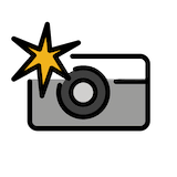 camera-with-flash Emoji openmoji