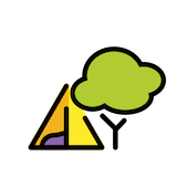 camping Emoji openmoji
