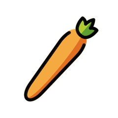 🥕 Морковь Эмодзи в Openmoji
