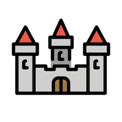 🏰 Castle Emoji in Openmoji