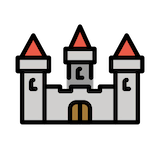 castle Emoji openmoji