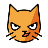 cat-with-wry-smile Emoji openmoji