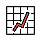 chart-increasing Emoji openmoji