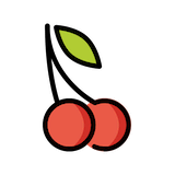 cherries Emoji openmoji