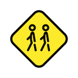 children-crossing Emoji openmoji