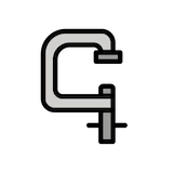 clamp Emoji openmoji